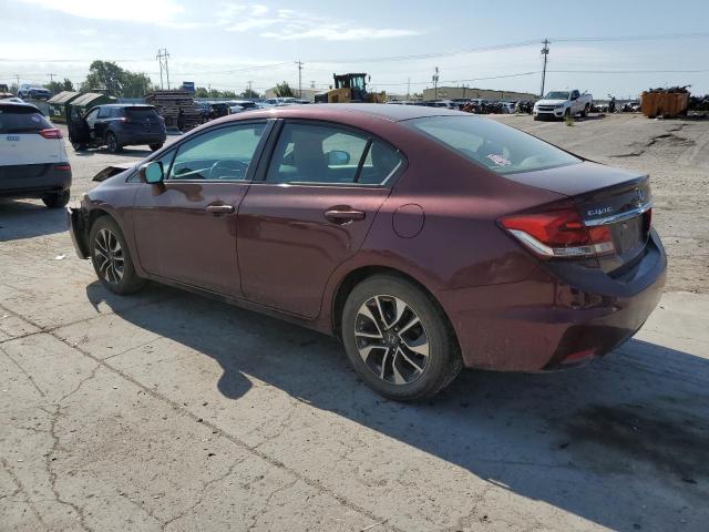 19XFB2F87EE022900 - 2014 HONDA CIVIC EX Tünd qırmızı foto 2