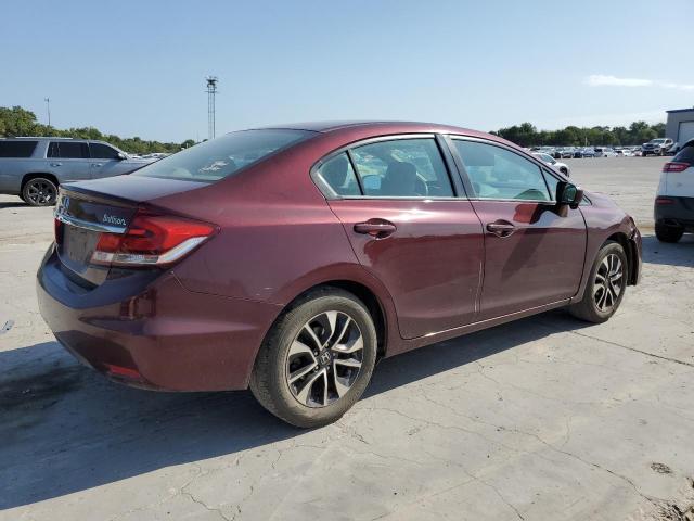 19XFB2F87EE022900 - 2014 HONDA CIVIC EX Tünd qırmızı foto 3