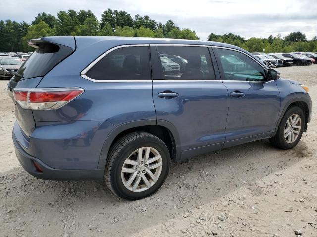 5TDZARFH3ES007681 - 2014 TOYOTA HIGHLANDER LE BLUE photo 3