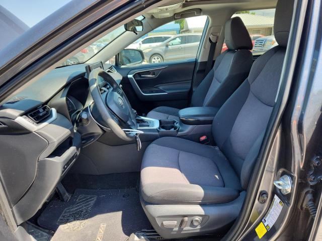2T3W1RFV6KC012426 - 2019 TOYOTA RAV4 XLE Темно-сірий фото 7