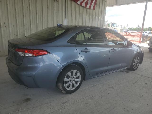 JTDEPMAE8N3010638 - 2022 TOYOTA COROLLA LE SILVER photo 3