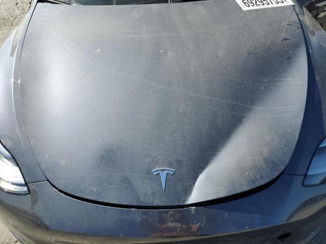 7SAYGDED7PF963865 - 2023 TESLA MODEL Y Մոխրագույն լուսանկար 11