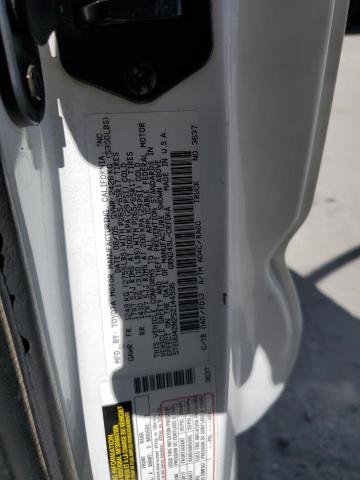 5TEUU42N25Z144596 - 2005 TOYOTA TACOMA ACCESS CAB WHITE photo 13