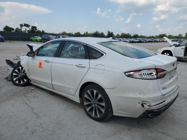 3FA6P0E91KR100968 - 2019 FORD FUSION SEL WHITE photo 2