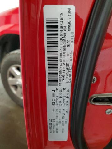 3C6UR5DJ0FG682171 - 2015 RAM 2500 SLT أحمر صورة 12