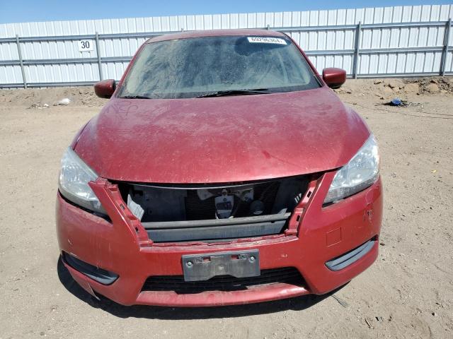 3N1AB7APXEL658456 - 2014 NISSAN SENTRA S RED photo 5