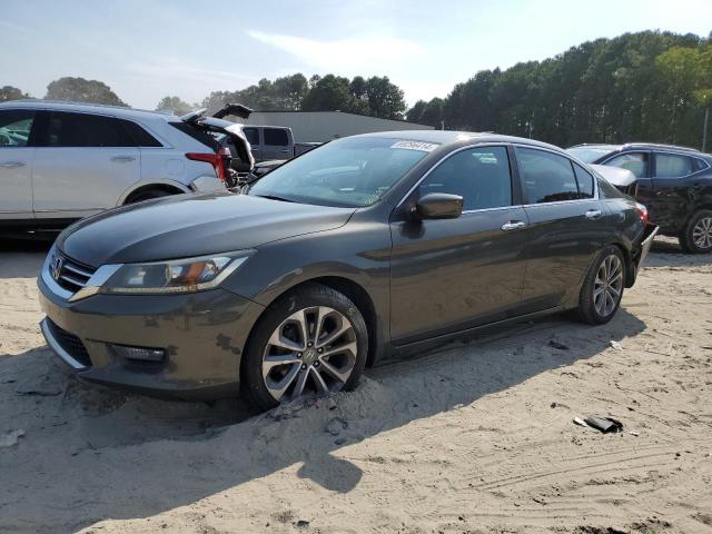 1HGCR2F51EA019614 - 2014 HONDA ACCORD SPORT GRAY photo 1