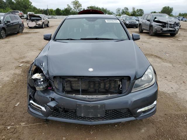 WDDGF8AB0DG076235 - 2013 MERCEDES-BENZ C 300 4MATIC GRAY photo 5