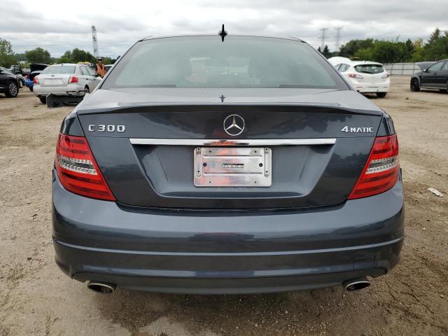 WDDGF8AB0DG076235 - 2013 MERCEDES-BENZ C 300 4MATIC GRAY photo 6