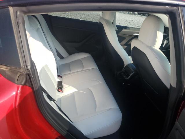 5YJ3E1EC6NF142854 - 2022 TESLA MODEL 3 Rojo foto 10