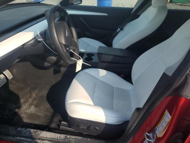 5YJ3E1EC6NF142854 - 2022 TESLA MODEL 3 Rojo foto 7