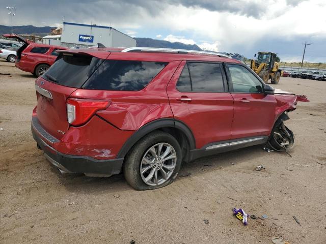 1FMSK8FH9NGB38631 - 2022 FORD EXPLORER LIMITED წითელი ფოტო 3