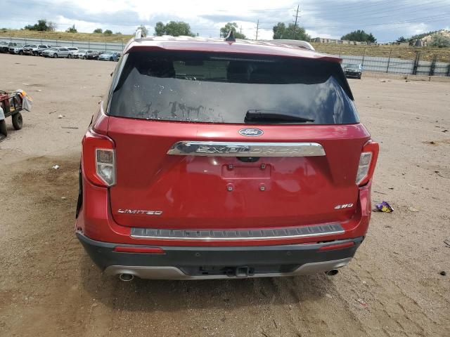 1FMSK8FH9NGB38631 - 2022 FORD EXPLORER LIMITED წითელი ფოტო 6