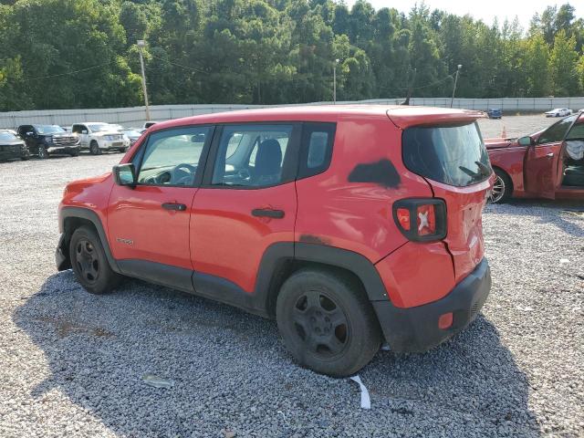 ZACCJAAT9FPB42570 - 2015 JEEP RENEGADE SPORT RED photo 2