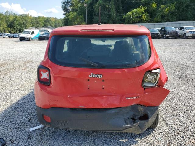ZACCJAAT9FPB42570 - 2015 JEEP RENEGADE SPORT RED photo 6