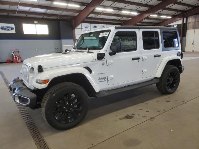 1C4JJXP63NW280702 - 2022 JEEP WRANGLER U SAHARA 4XE WHITE photo 1