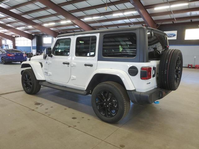 1C4JJXP63NW280702 - 2022 JEEP WRANGLER U SAHARA 4XE WHITE photo 2