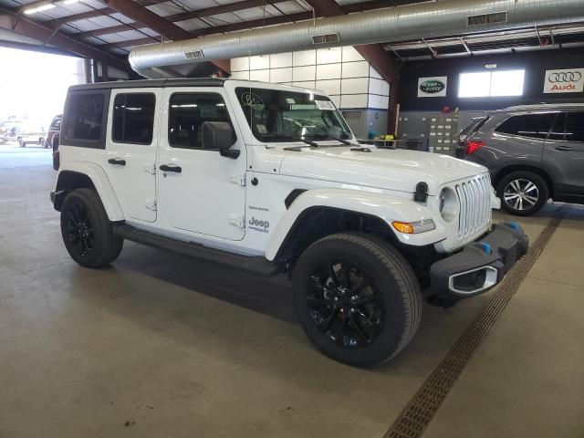 1C4JJXP63NW280702 - 2022 JEEP WRANGLER U SAHARA 4XE WHITE photo 4