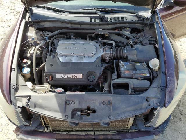 5KBCP3F81AB012184 - 2010 HONDA ACCORD EXL MAROON photo 11