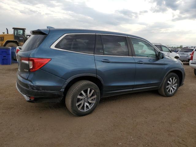 5FNYF6H53KB047922 - 2019 HONDA PILOT EXL ლურჯი ფოტო 3