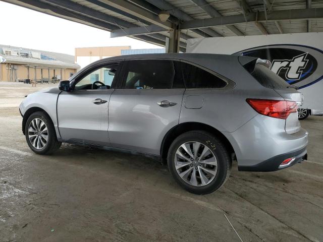 5FRYD3H40GB012899 - 2016 ACURA MDX TECHNOLOGY SILVER photo 2