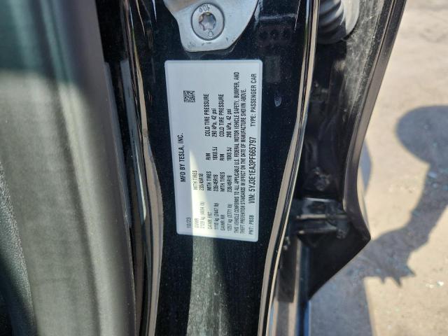 5YJ3E1EA3PF665797 - 2023 TESLA MODEL 3 Schwarz Foto 12