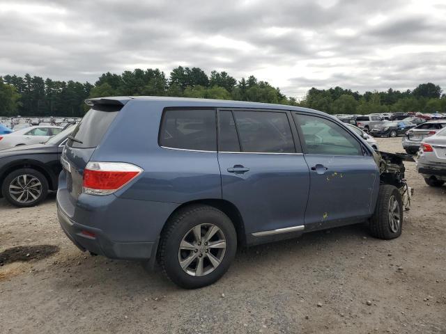 5TDBK3EH3DS216267 - 2013 TOYOTA HIGHLANDER BASE أزرق صورة 3