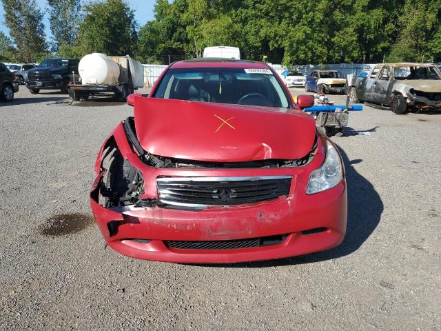 JNKBV61E07M724991 - 2007 INFINITI G35 RED photo 5