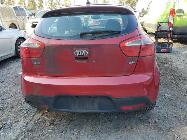 KNADM5A3XD6248171 - 2013 KIA RIO LX RED photo 6