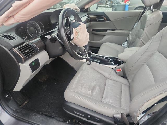 1HGCR2F87GA052145 - 2016 HONDA ACCORD EXL GRAY photo 7