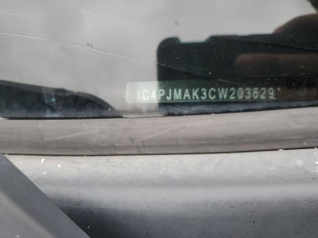 1C4PJMAK3CW203629 - 2012 JEEP LIBERTY SPORT BLACK photo 13