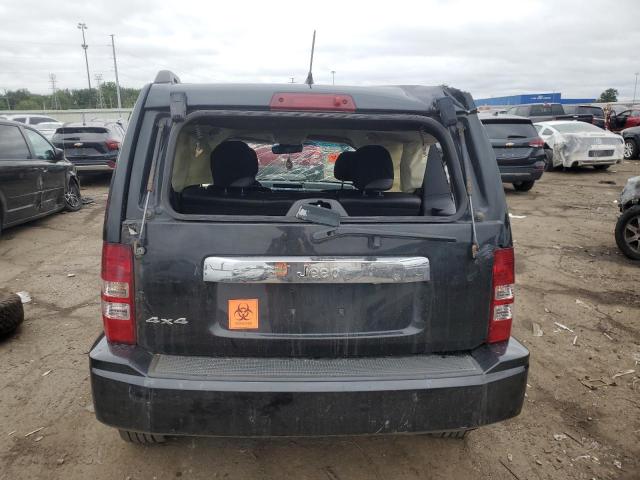 1C4PJMAK3CW203629 - 2012 JEEP LIBERTY SPORT BLACK photo 6