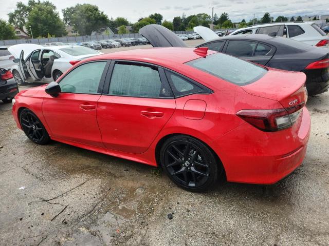 2HGFE2F54SH564258 - 2025 HONDA CIVIC SPORT RED photo 2