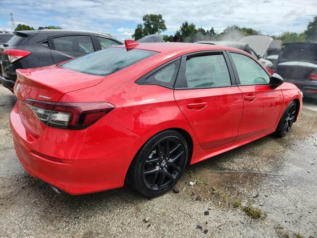 2HGFE2F54SH564258 - 2025 HONDA CIVIC SPORT RED photo 3