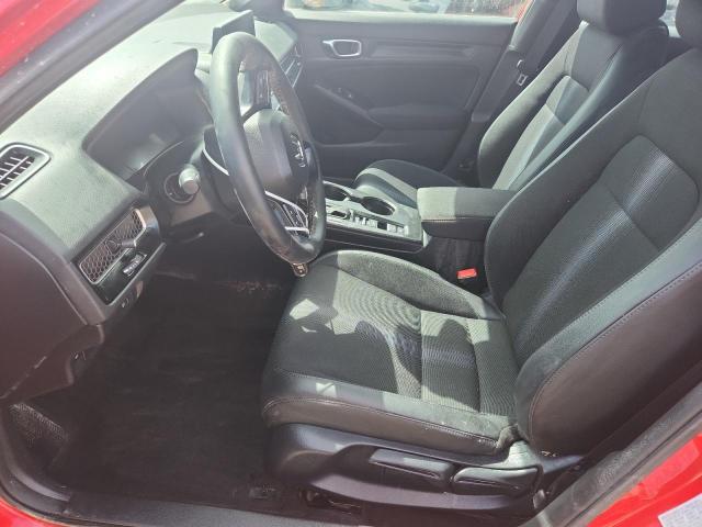 2HGFE2F54SH564258 - 2025 HONDA CIVIC SPORT RED photo 7