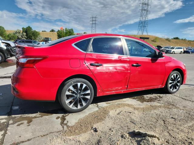 3N1AB7AP5KY422697 - 2019 NISSAN SENTRA S RED photo 3