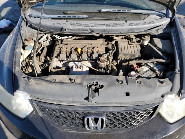 2HGFG12819H519857 - 2009 HONDA CIVIC EX BLACK photo 11