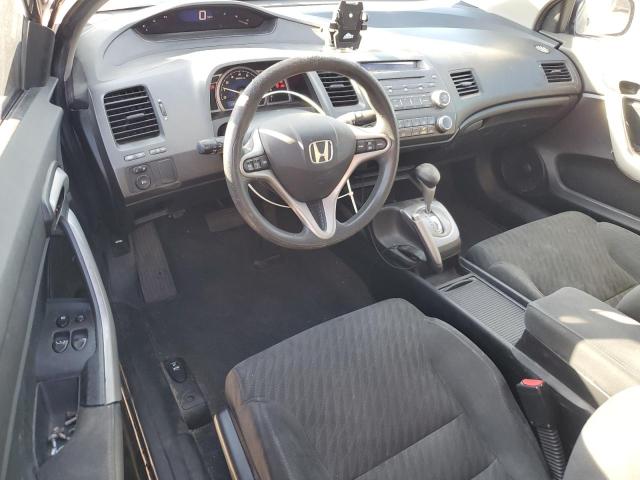 2HGFG12819H519857 - 2009 HONDA CIVIC EX BLACK photo 8