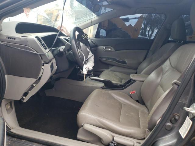 19XFB2F95CE304992 - 2012 HONDA CIVIC EXL ნაცრისფერი ფოტო 7