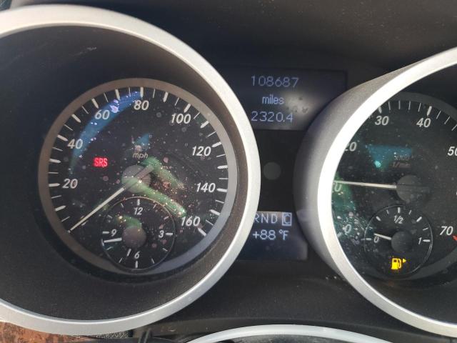 WDBWK54F17F140631 - 2007 MERCEDES-BENZ SLK 280 SILVER photo 9