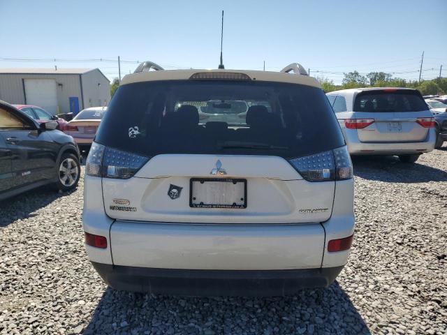 JA4LT21W18Z006670 - 2008 MITSUBISHI OUTLANDER ES WHITE photo 6
