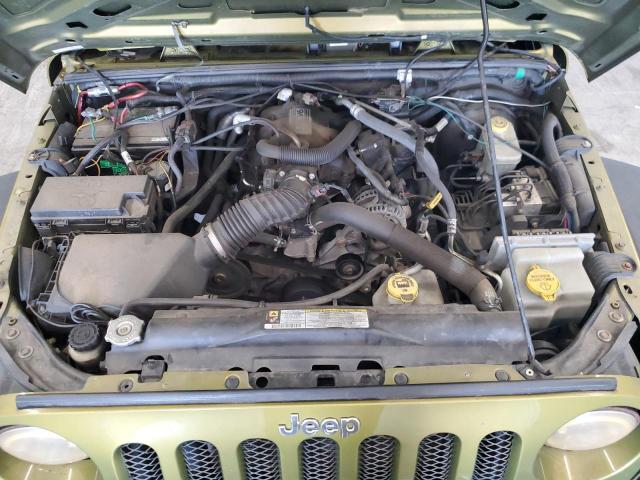 1J4FA24138L627219 - 2008 JEEP WRANGLER X GREEN photo 11