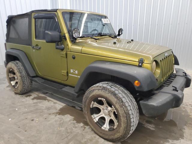 1J4FA24138L627219 - 2008 JEEP WRANGLER X GREEN photo 4