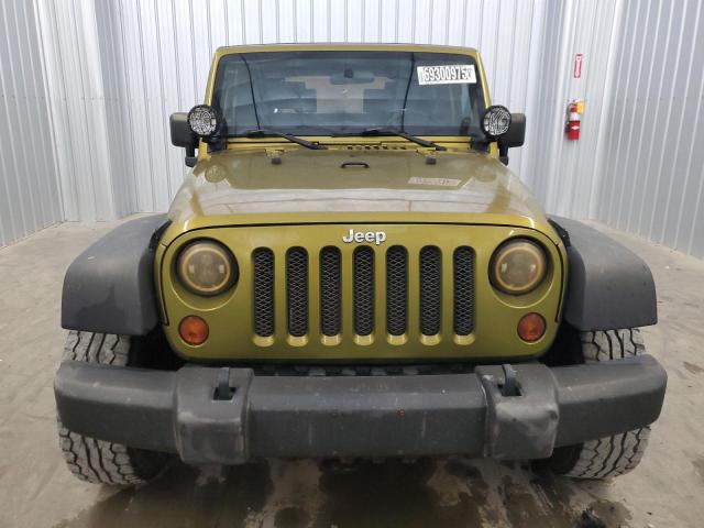 1J4FA24138L627219 - 2008 JEEP WRANGLER X GREEN photo 5