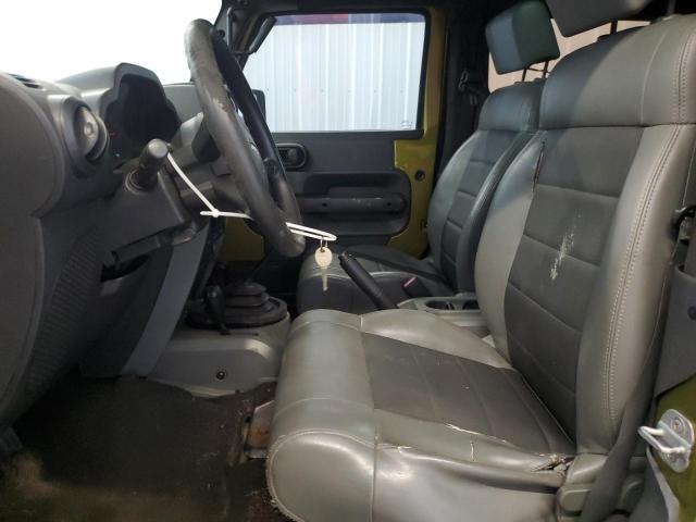 1J4FA24138L627219 - 2008 JEEP WRANGLER X GREEN photo 7