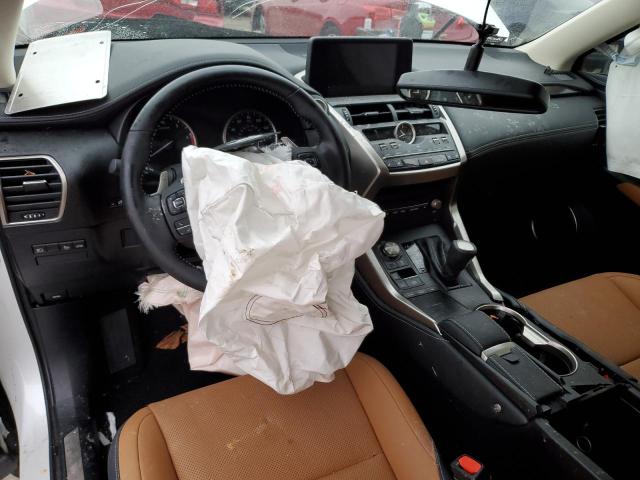 JTJDARBZ5M5028526 - 2021 LEXUS NX 300 BASE Biały zdjęcie 8