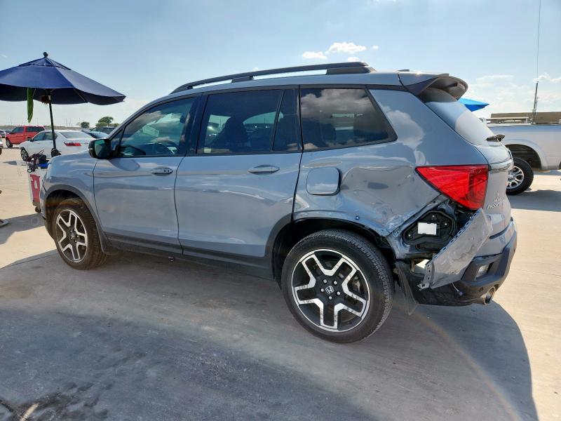 5FNYF8H05NB025666 - 2022 HONDA PASSPORT ELITE ლურჯი ფოტო 2
