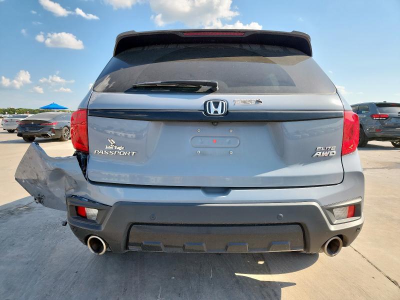 5FNYF8H05NB025666 - 2022 HONDA PASSPORT ELITE ლურჯი ფოტო 6