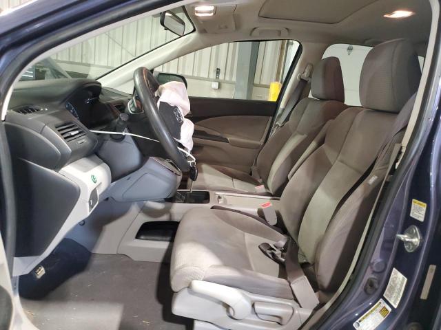 5J6RM4H59CL066577 - 2012 HONDA CR-V EX BLUE photo 7