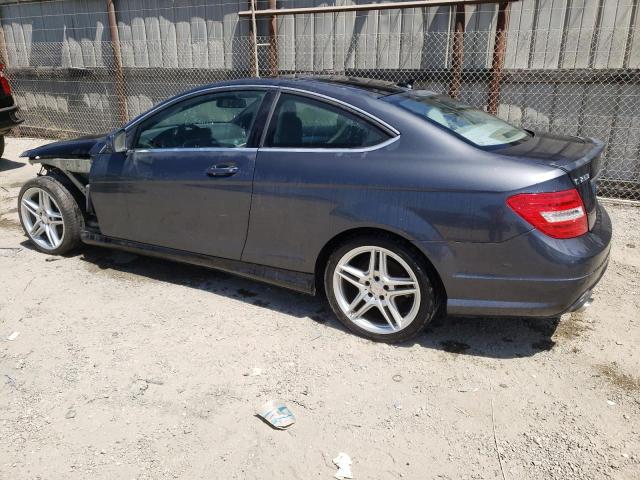 WDDGJ4HB1DG060011 - 2013 MERCEDES-BENZ C 250 GRAY photo 2